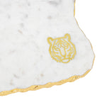 Tiger Metz Serving Board   White/Gold   15x9.5x.5