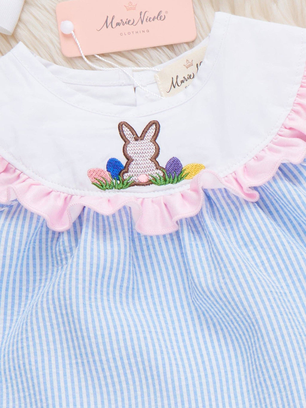 Bunny Vintage Embroidered Poplin Bloomers Outfit