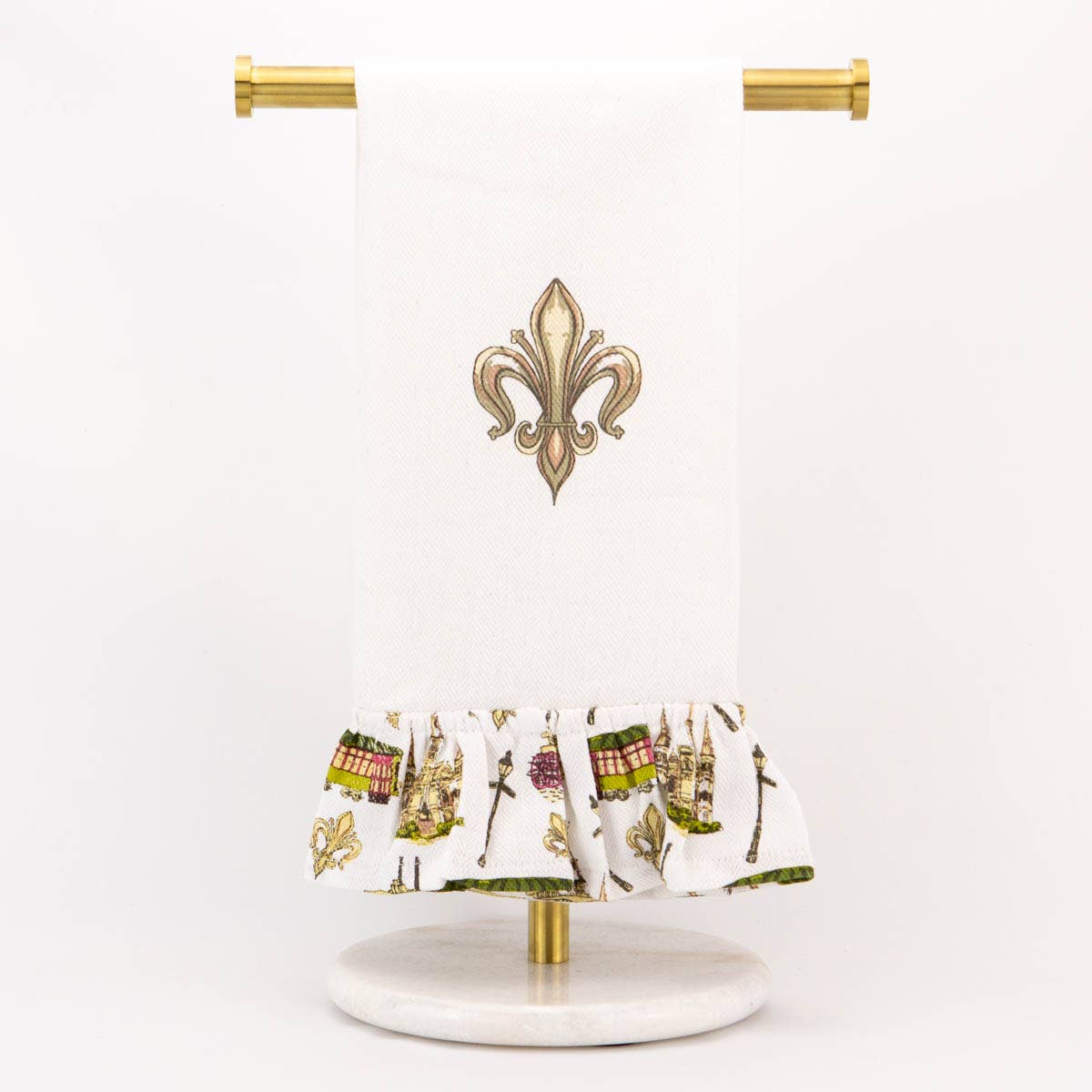 Fleur Ruffle Hand Towel