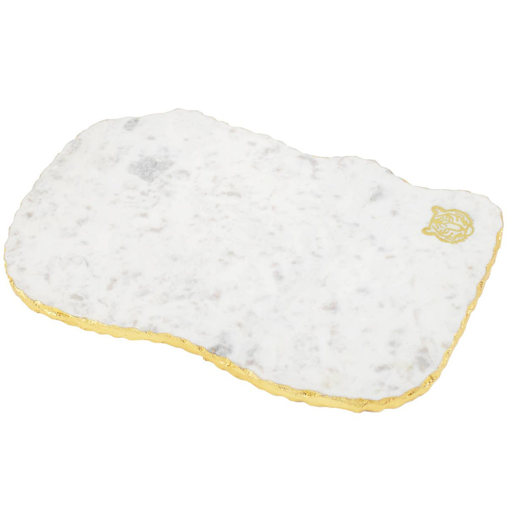 Tiger Metz Serving Board   White/Gold   15x9.5x.5