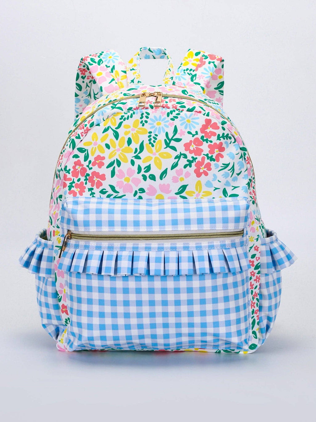 Yellow Flower Kids Ruffle Backpack