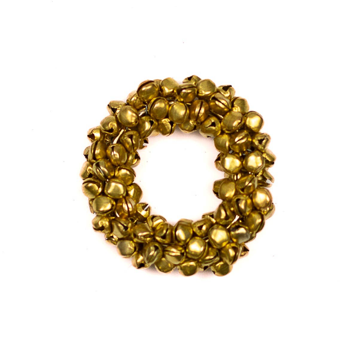Jingle Bell Napkin Ring   Gold   2.5"
