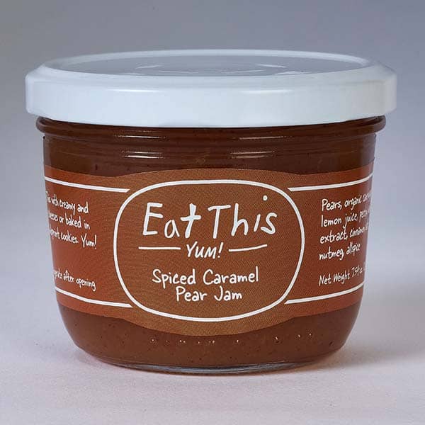 Spiced Caramel Pear Preserve