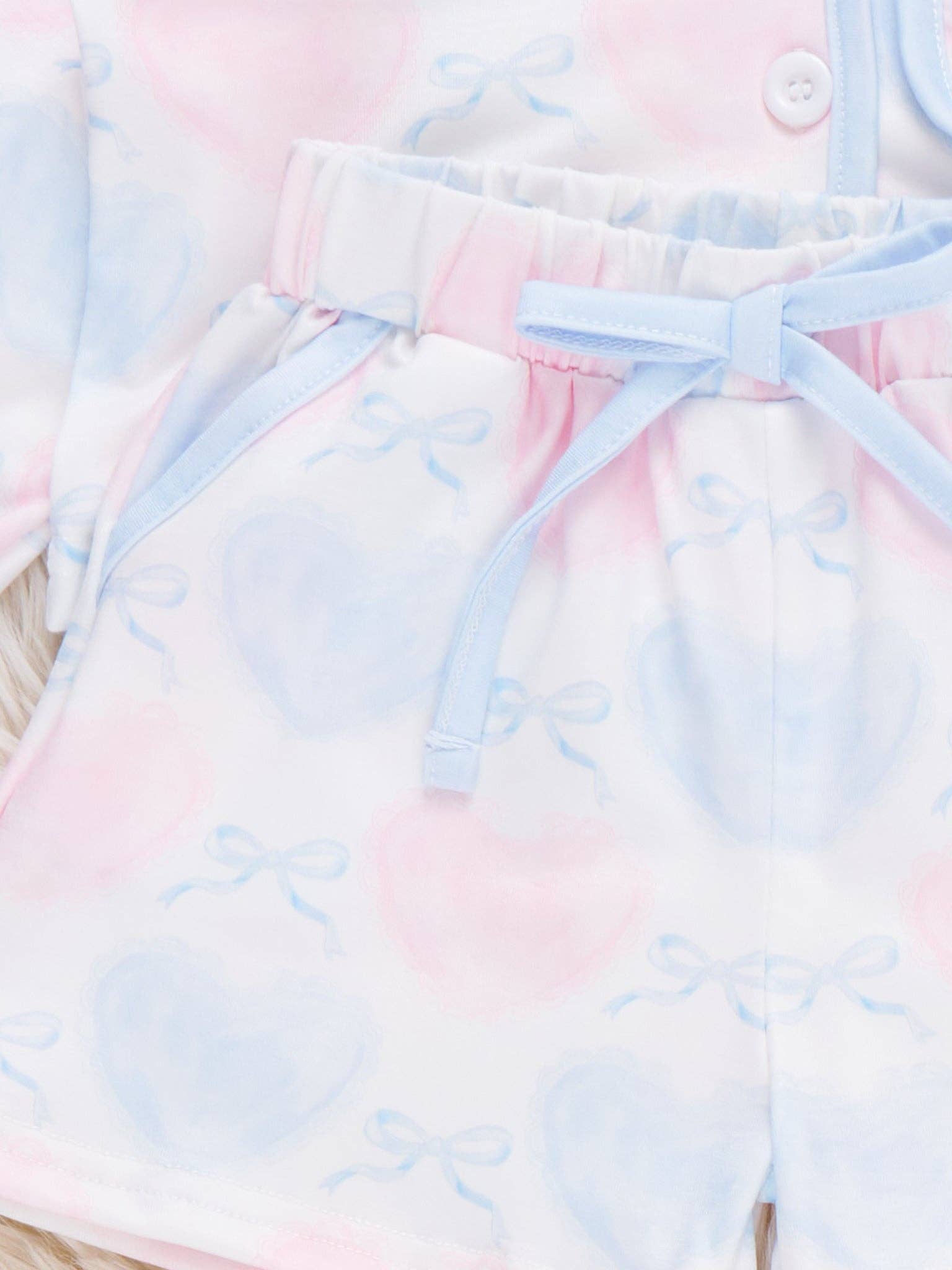 Dreamy Hearts Cropped Pajamas