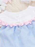 Bunny Vintage Embroidered Poplin Bloomers Outfit